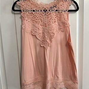 Rachel Pink Lace Blouse